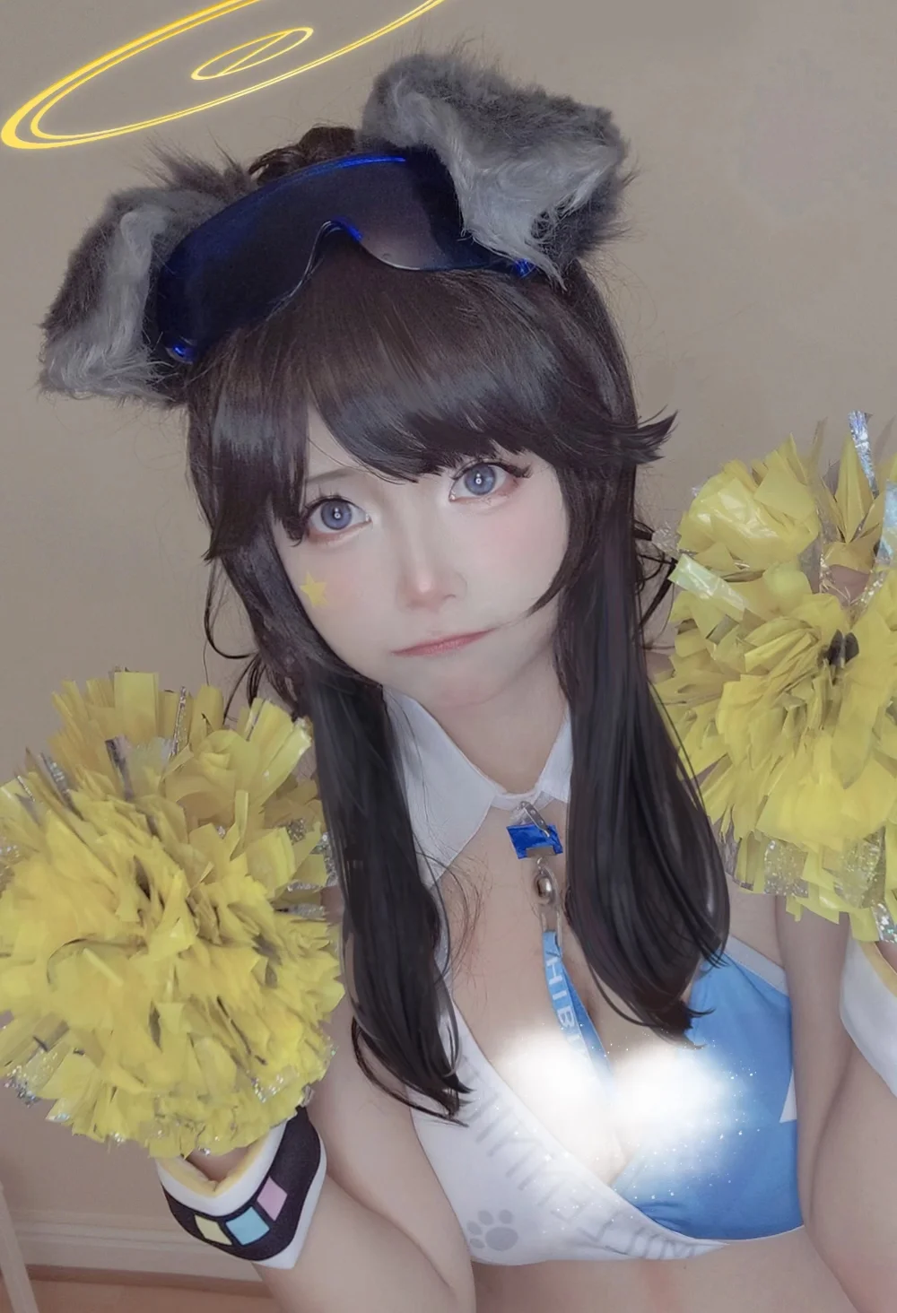 【猫塚ヒビキ コスプレ】ブルーアーカイブ 元気いっぱいチアリーダー出撃！ - 4 枚目