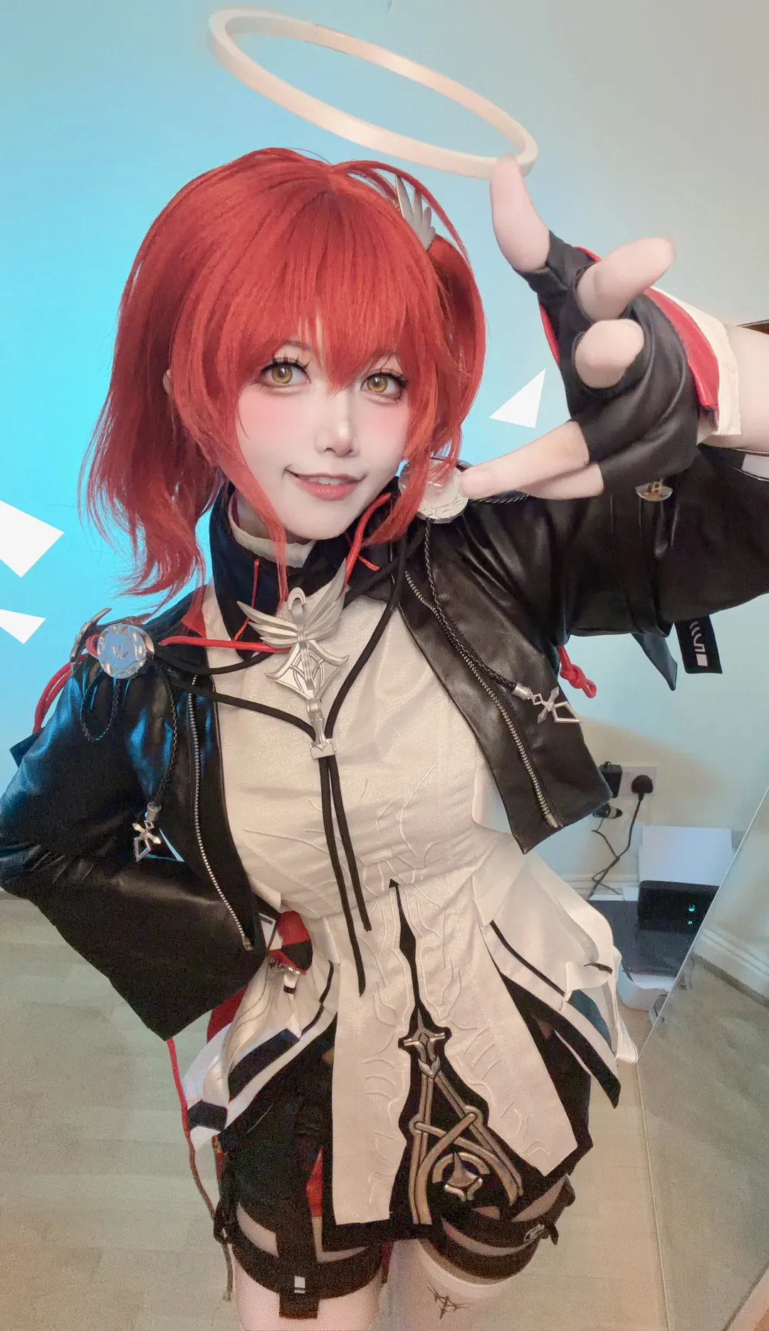 【新约能天使cos】明日方舟的苹果与光环双重视角分享 - 第 2 张