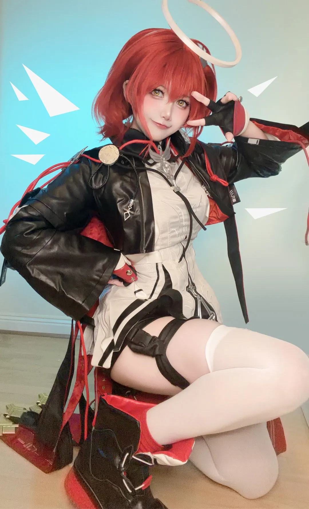 【新约能天使cos】明日方舟的苹果与光环双重视角分享