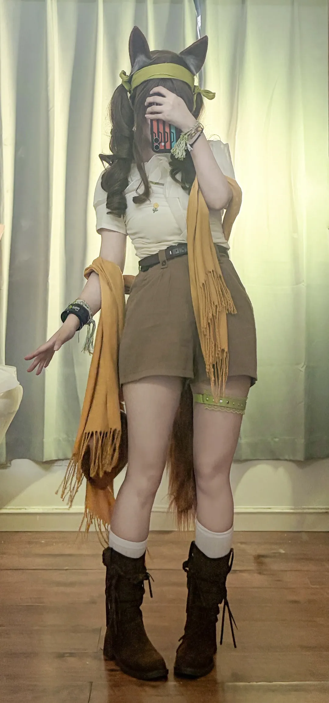 【安洁莉娜cos】明日方舟，大地变成酸橙时的荒野秘行 - 第 4 张