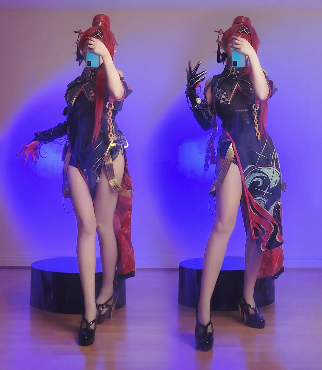 [Yinlin cosplay] Wuthering Waves Conductive Stream: Interpreting the Chinese-style cyberpunk Battle Outfit - Image 4