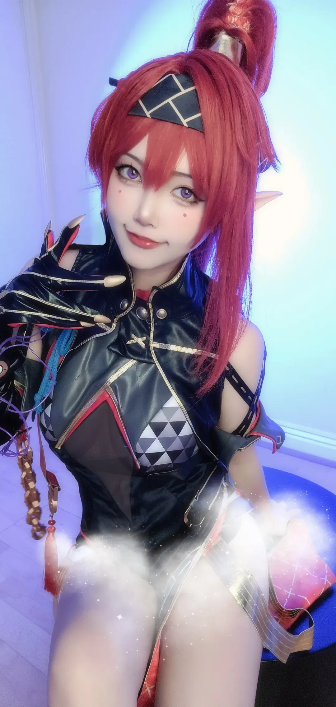 [Yinlin cosplay] Wuthering Waves Conductive Stream: Interpreting the Chinese-style cyberpunk Battle Outfit - Image 5