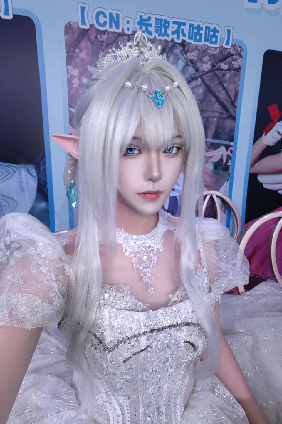 【冰之女皇cos】原神至冬私设安娜丝塔夏的繁复裙装