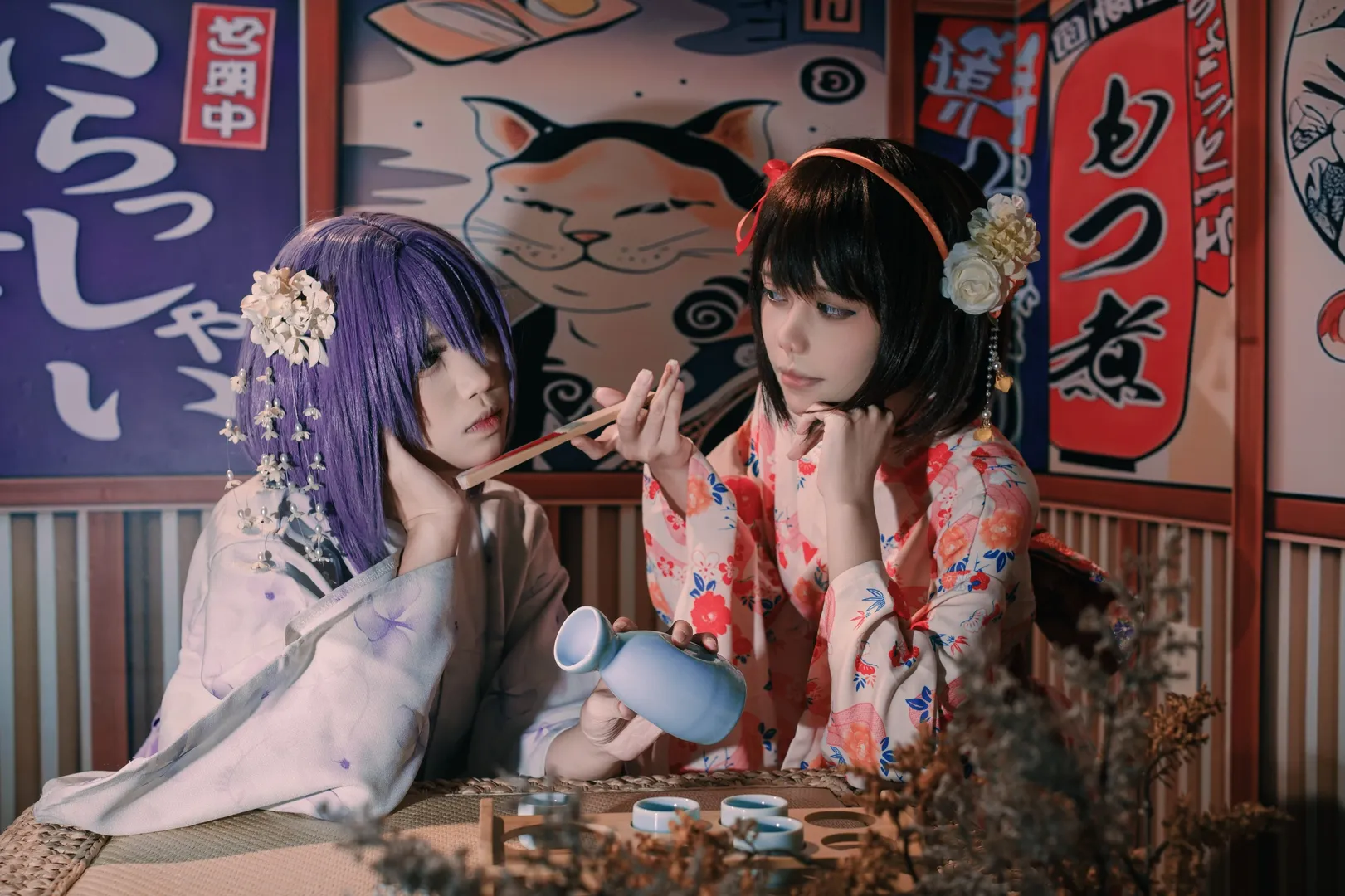 【和风浴衣】木格障子门前的清冷午后 - 第 1 张