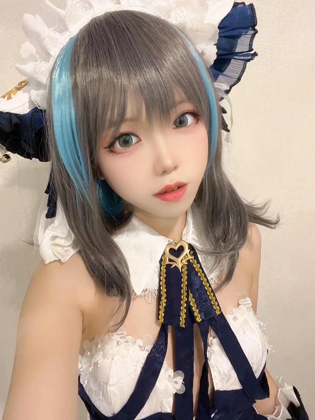 【柴郡cos】还原碧蓝航线柴郡的猫猫感女仆穿搭