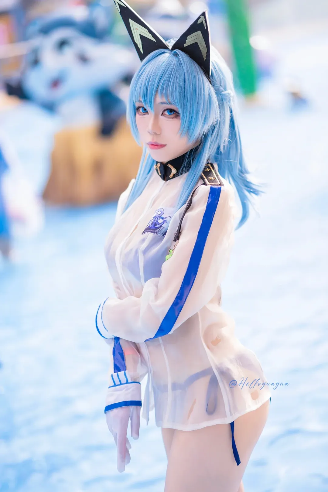 【Helen Cosplay】Goddess of Victory: Nikke Summer Water Play Log at Chimelong Water Park - Image 4