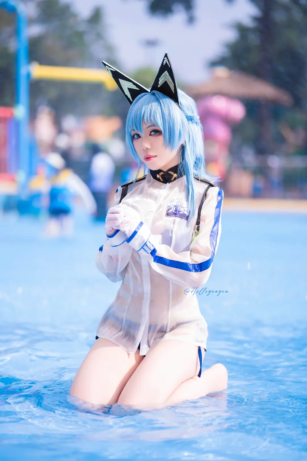 【海倫cos】妮姬勝利女神長隆水上樂園夏日清涼戲水記錄