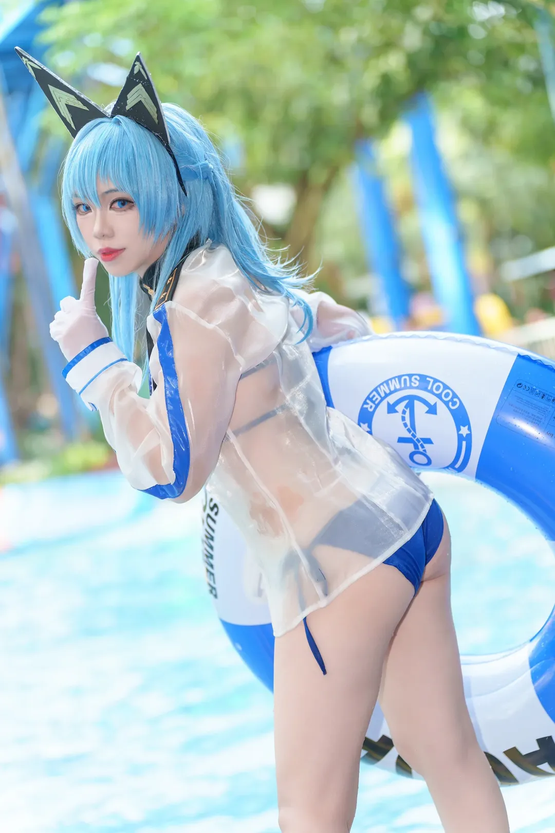 【Helen cosplay】Goddess of Victory: Nikke Swimsuit Edition: A Refreshing Splash Day - Image 2