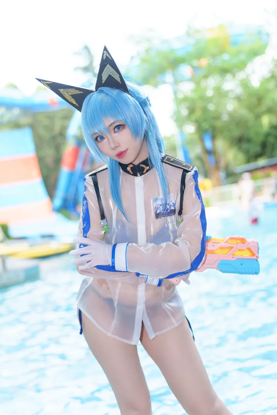【Helen cosplay】Goddess of Victory: Nikke Swimsuit Edition: A Refreshing Splash Day - Image 4