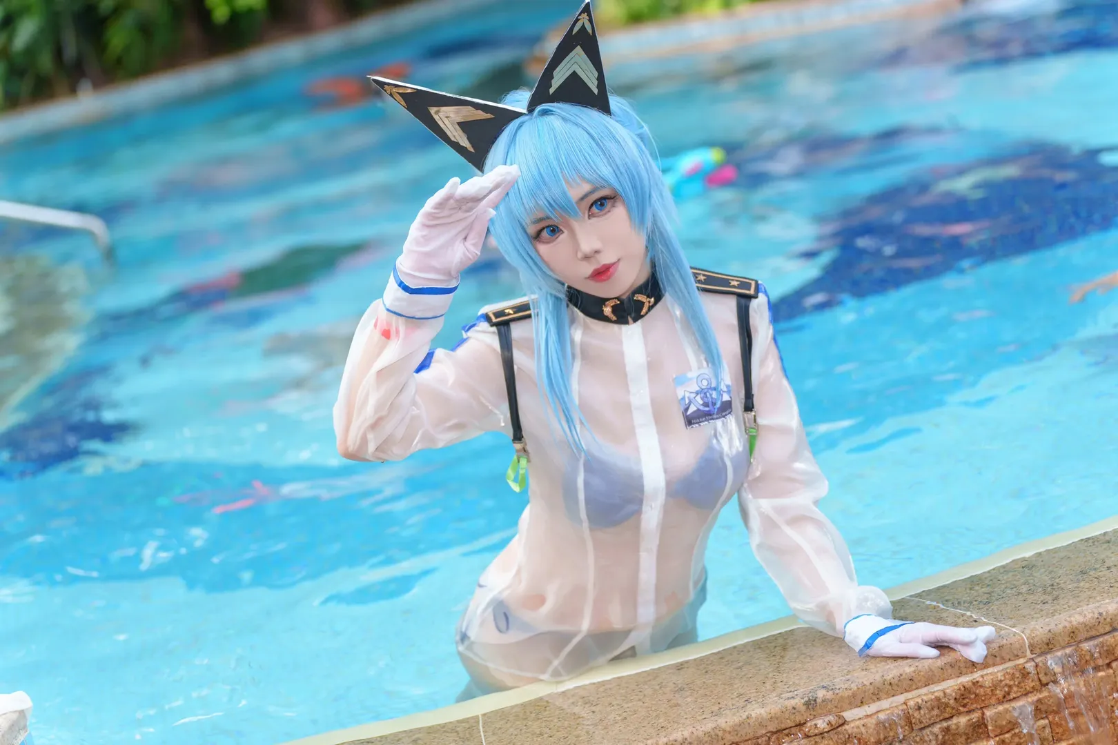 【Helen cosplay】Goddess of Victory: Nikke Swimsuit Edition: A Refreshing Splash Day - Image 6