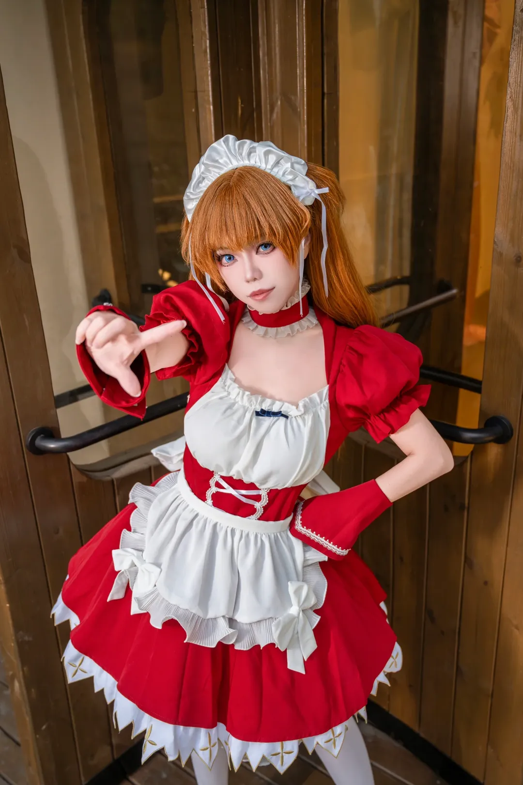 【明日香cos】新世纪福音战士里不一样的女仆装 - 第 1 张
