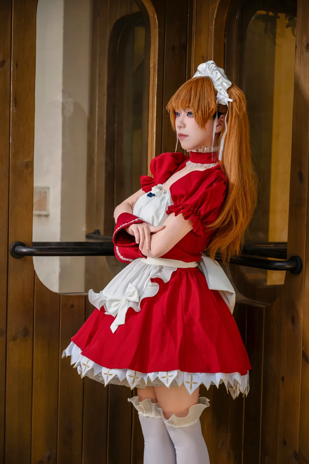【明日香cos】新世纪福音战士里不一样的女仆装 - 第 3 张