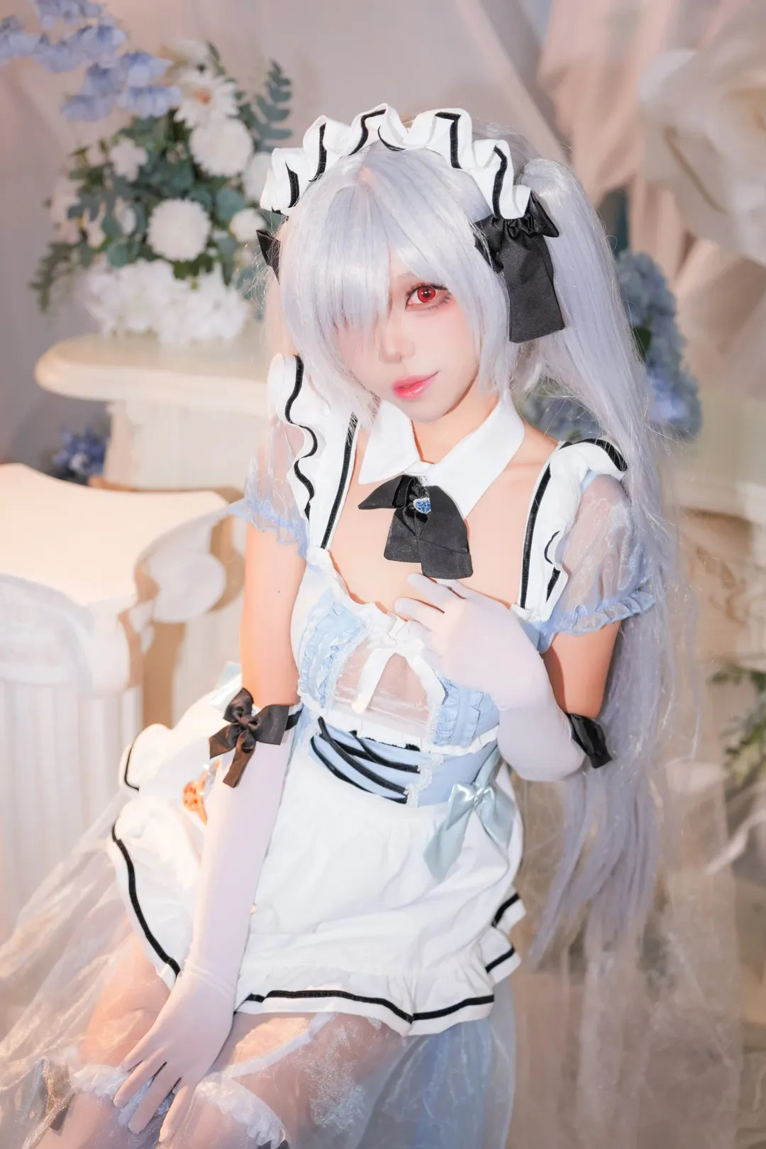 【灰姑娘cos】Nikke胜利女神女仆装萤火虫漫展实拍 - 第 5 张