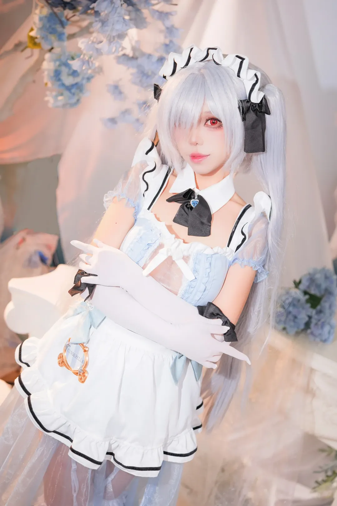 【灰姑娘cos】Nikke胜利女神女仆装萤火虫漫展实拍 - 第 8 张