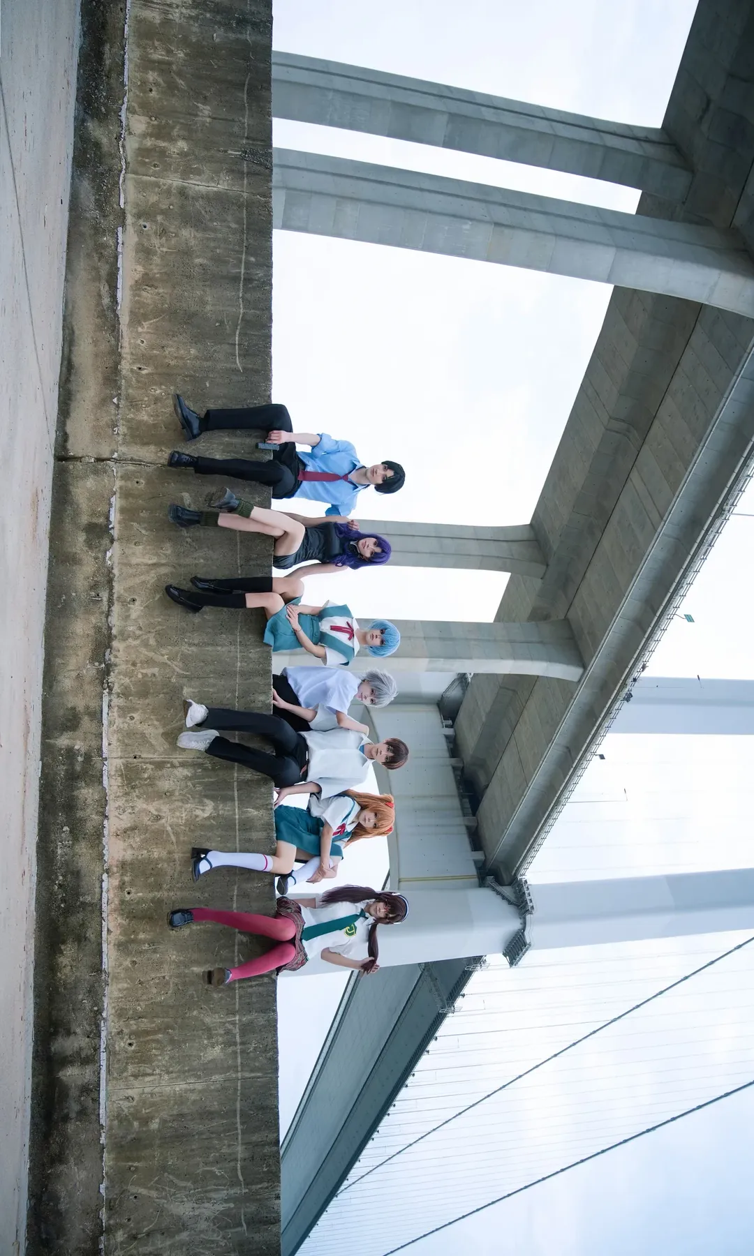 【明日香cos】新世纪福音战士团片，桥下的冷冽气息 - 第 3 张
