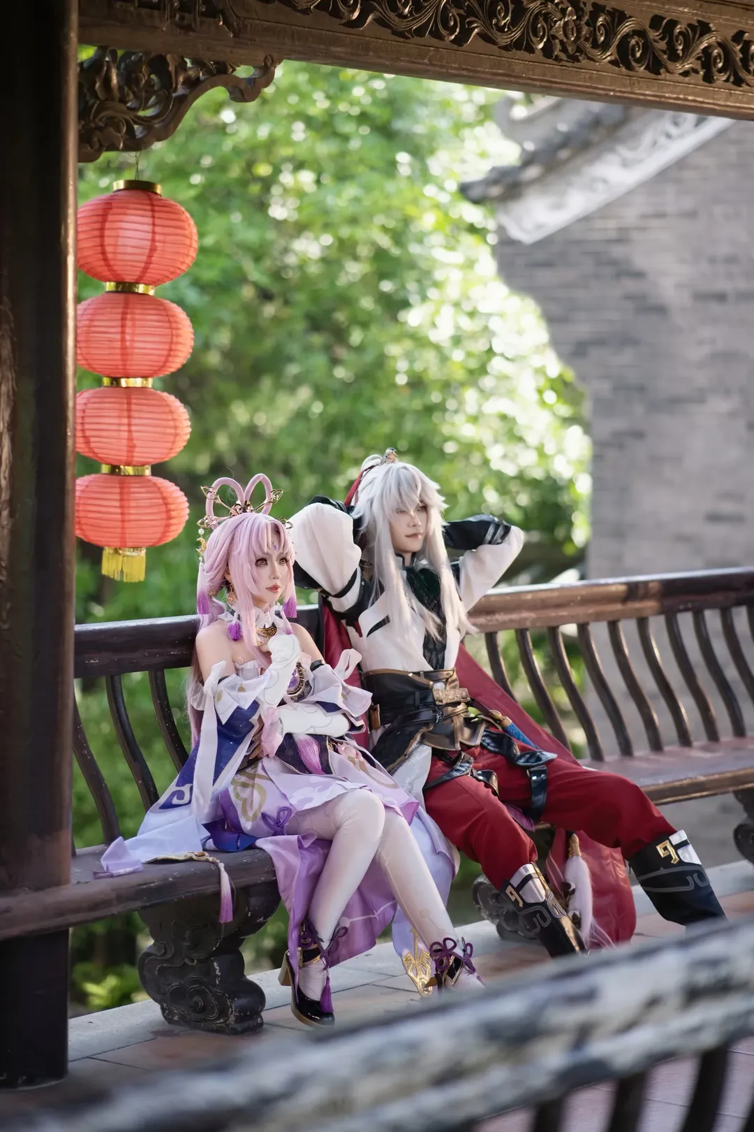【符玄cos】崩坏星穹铁道，园林里与景元的对弈时光 - 第 1 张