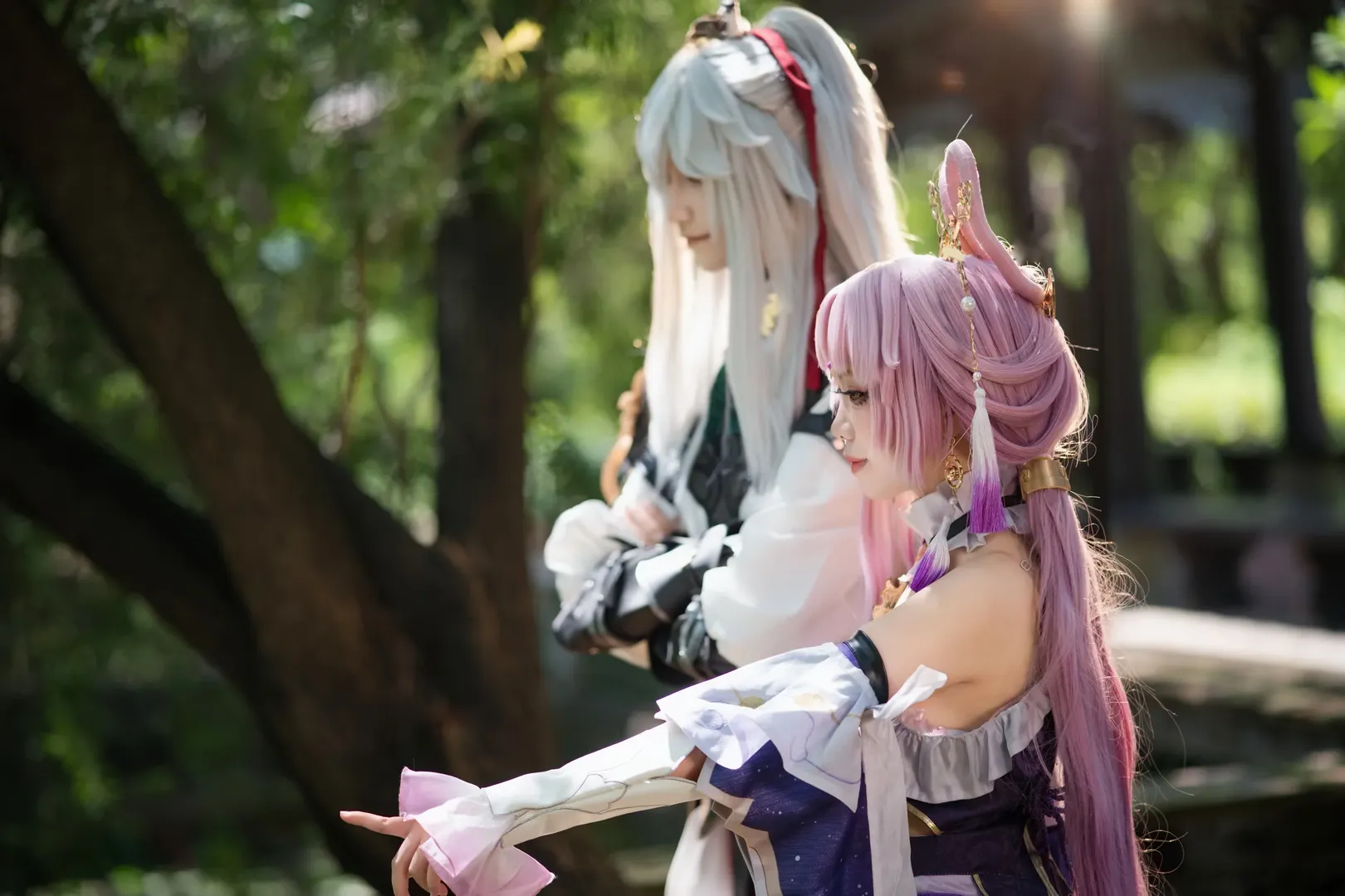 【符玄cos】崩坏星穹铁道，园林里与景元的对弈时光 - 第 4 张