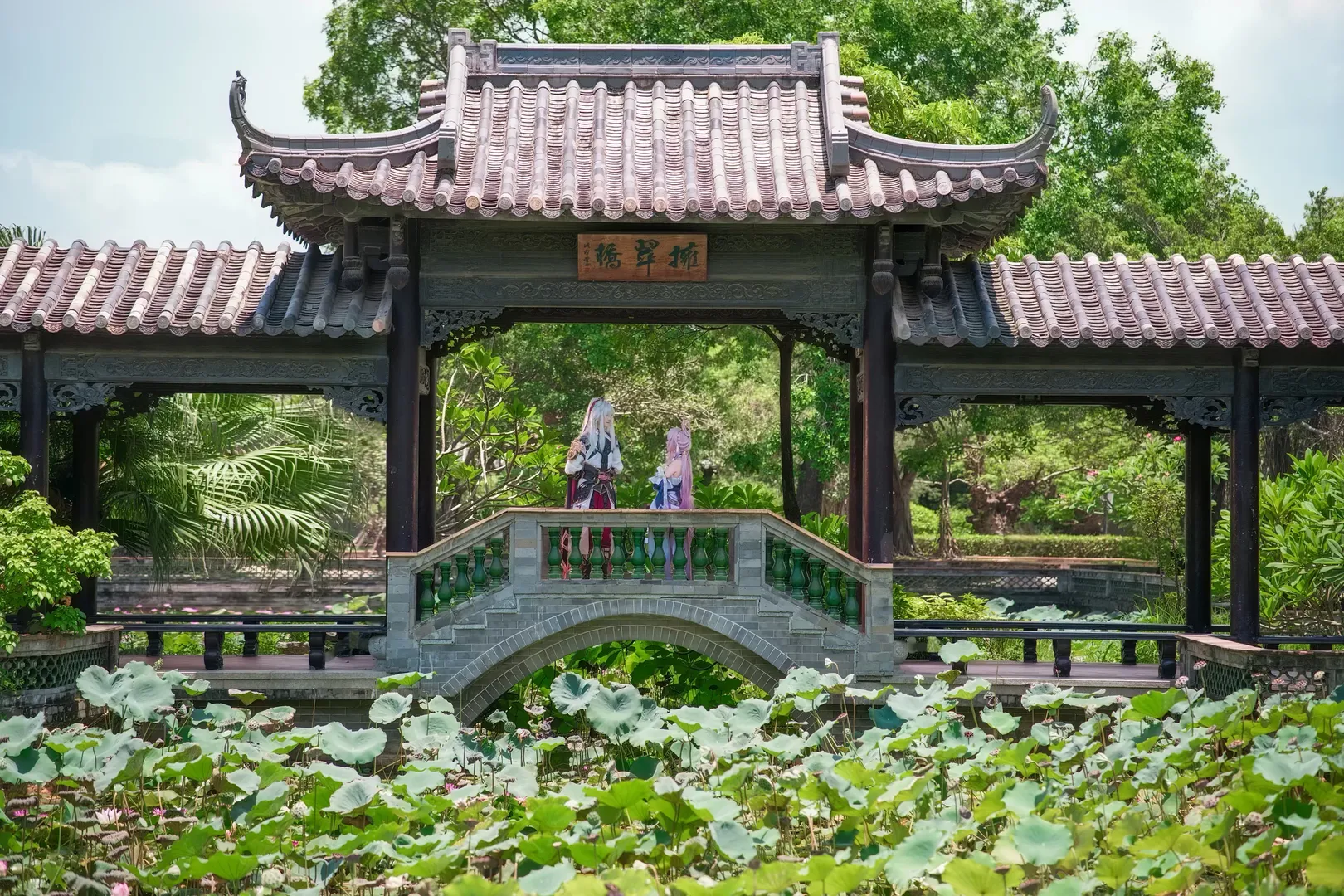 【符玄cos】崩坏星穹铁道，园林里与景元的对弈时光 - 第 5 张