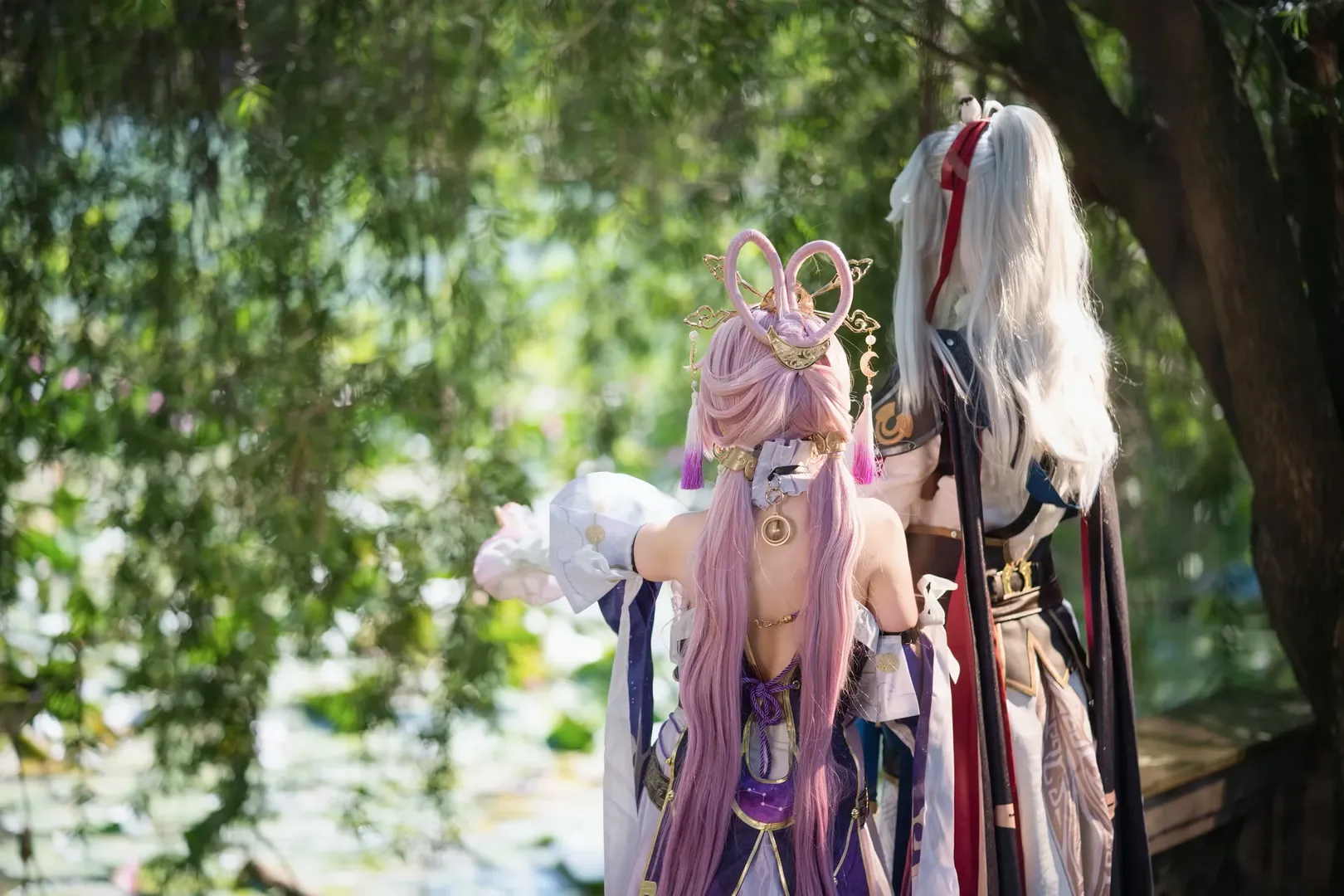 【符玄cos】崩坏星穹铁道，园林里与景元的对弈时光 - 第 7 张