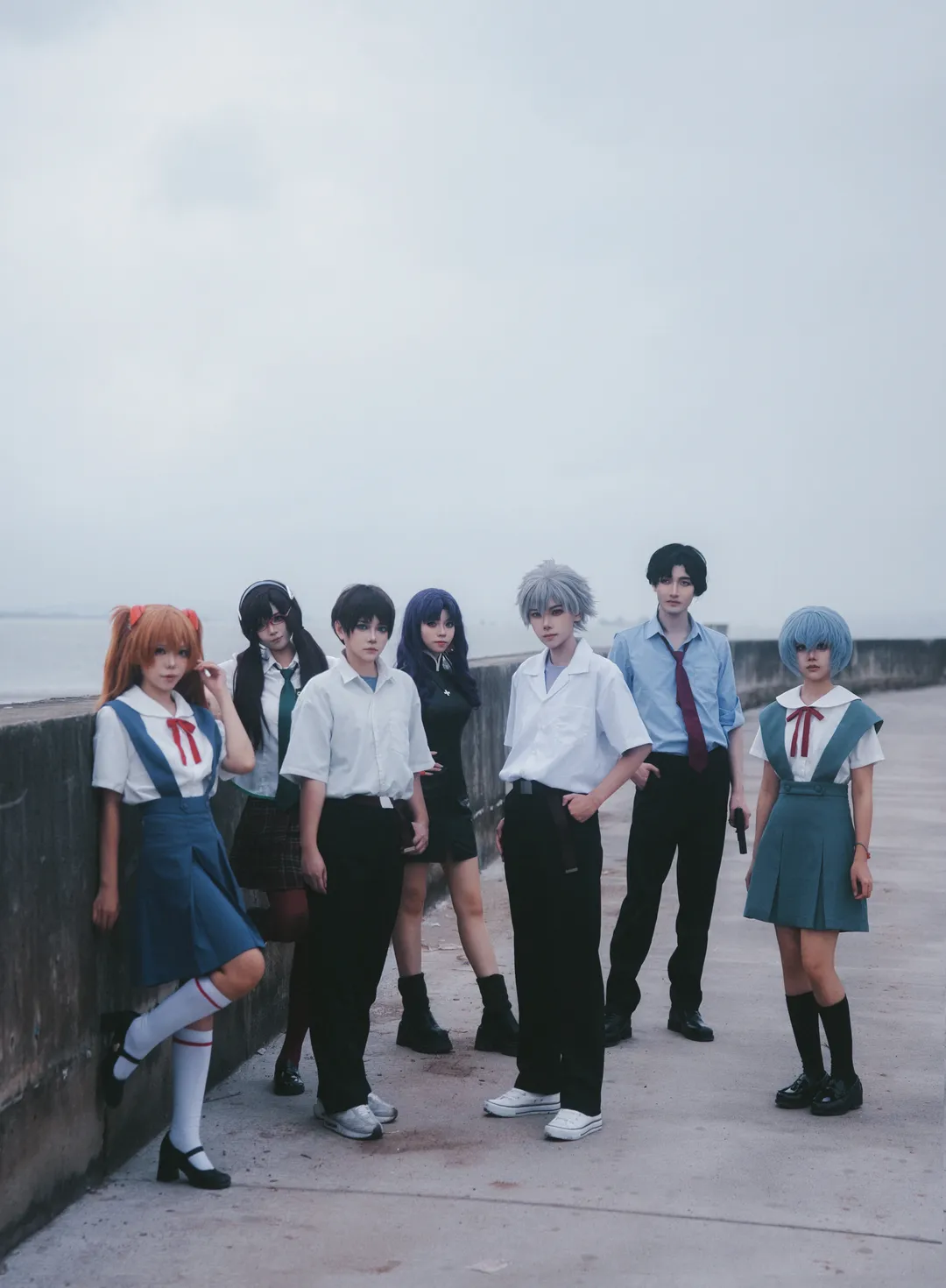 【明日香cos】新世纪福音战士，天鹰战士雨中团片 - 第 9 张