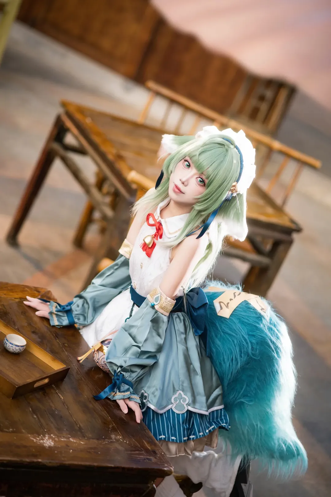 【藿藿cos】崩坏星穹铁道，女仆装扮的捉鬼少女 - 第 2 张