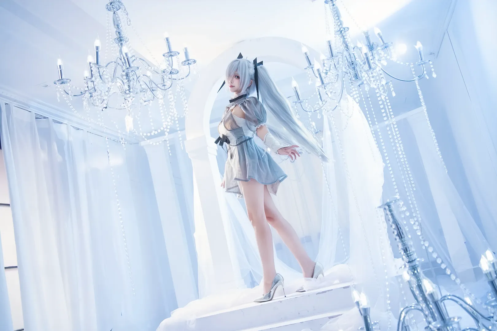 【灰姑娘cos】Nikke胜利女神中优雅又强大的身影 - 第 7 张