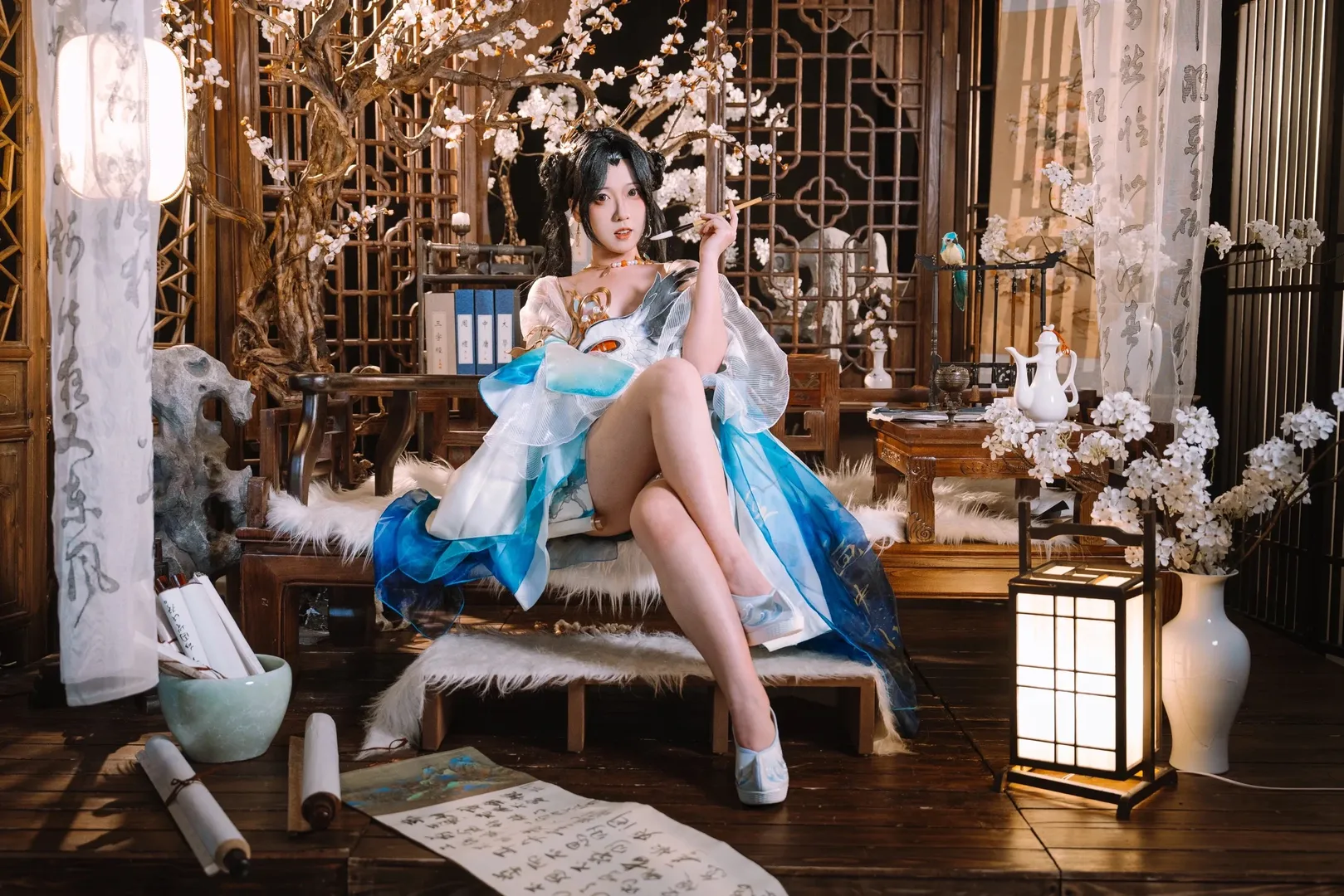 【蓝梦cos】永劫无间手游，天高海阔任我游