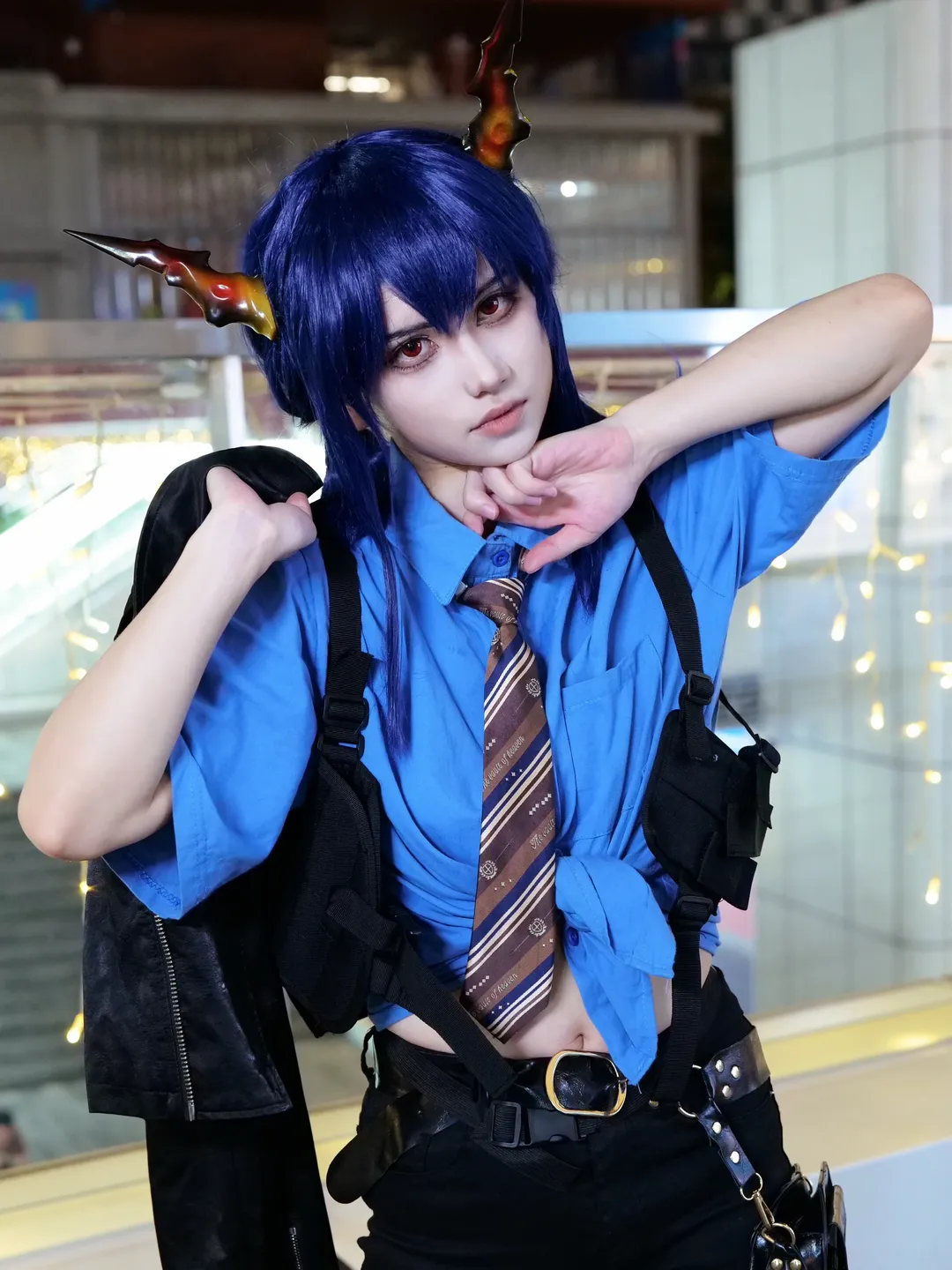 【陈晖洁cos】明日方舟陈sir生日快乐纪念 - 第 2 张