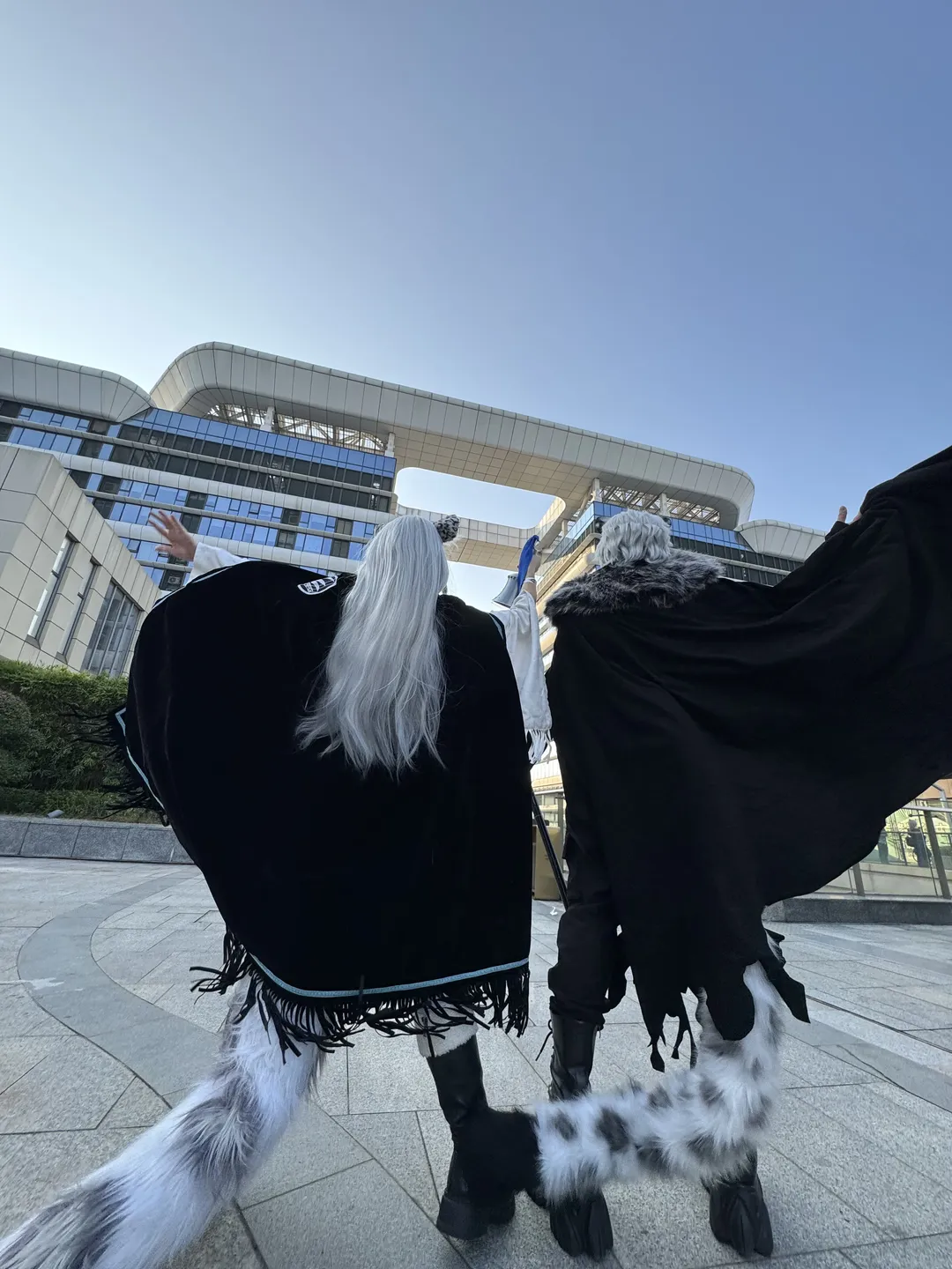 【初雪cos】明日方舟初雪和银灰的外景拍摄记录 - 第 4 张