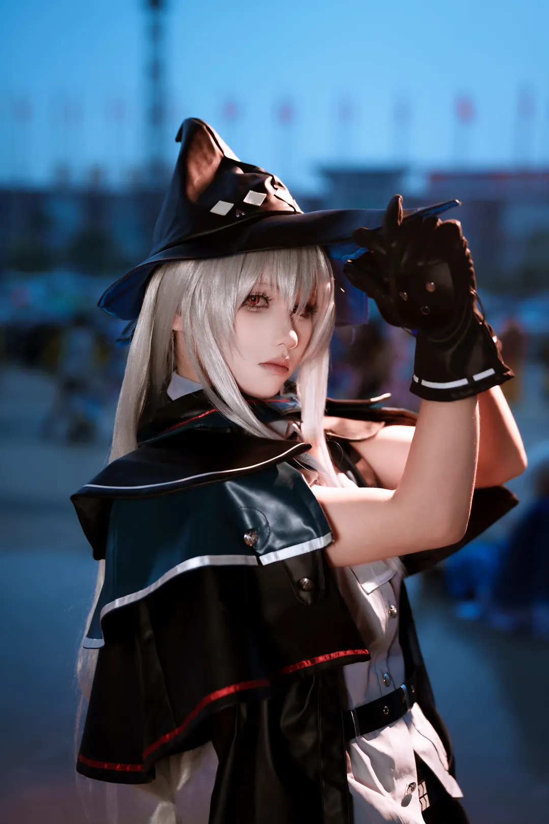 [Skadi cosplay] Aegir Hunter's Late-Night Casual Photoshoot - Image 4