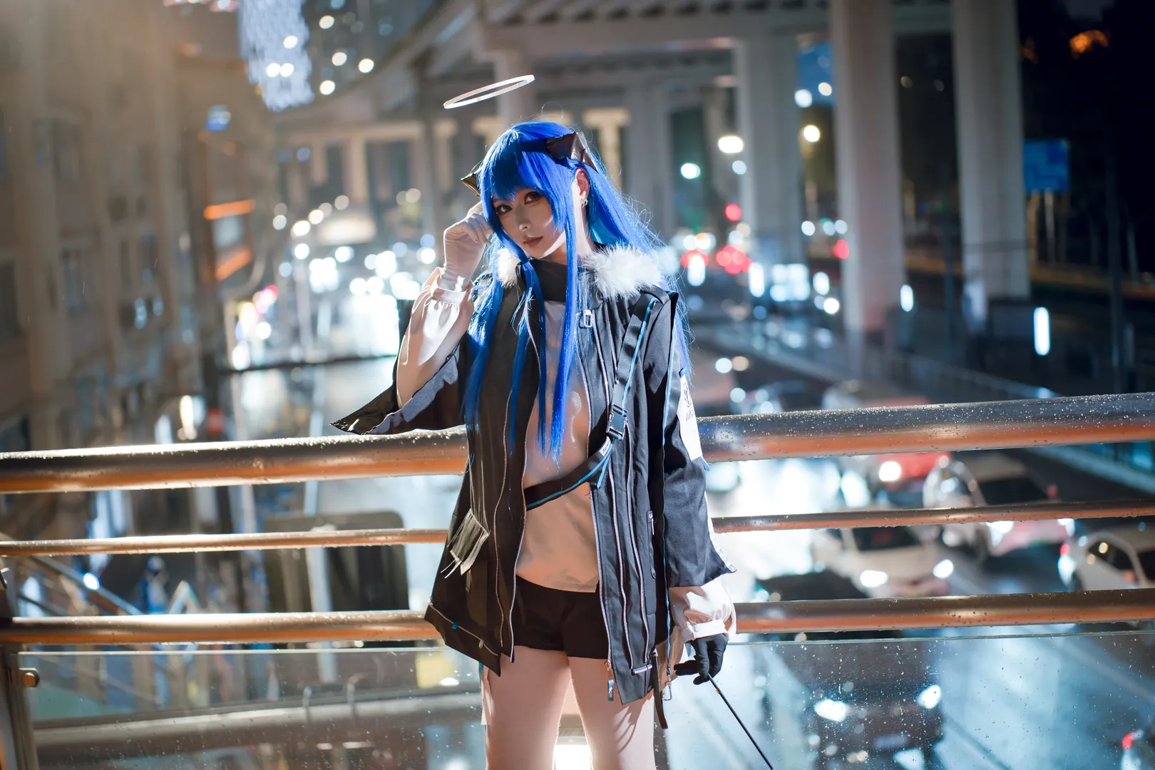 【莫斯提马cos】夜色下的信使，明日方舟 - 第 2 张