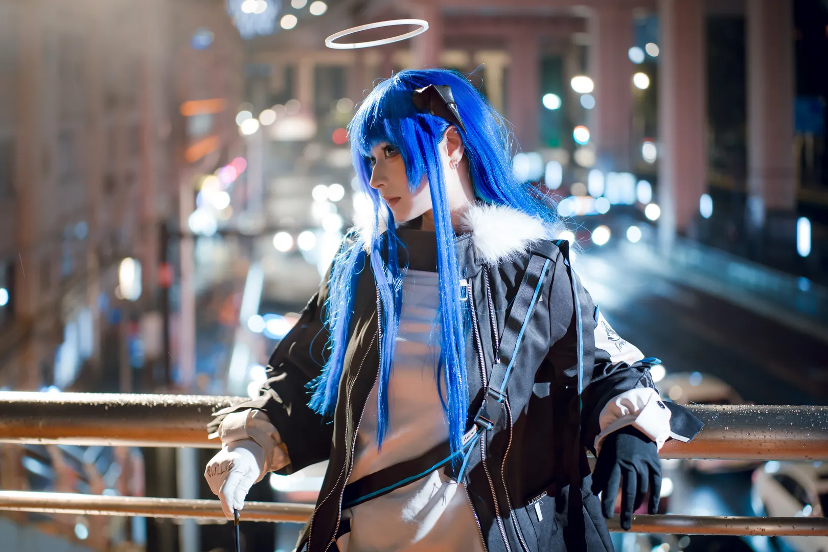 【莫斯提马cos】夜色下的信使，明日方舟 - 第 3 张
