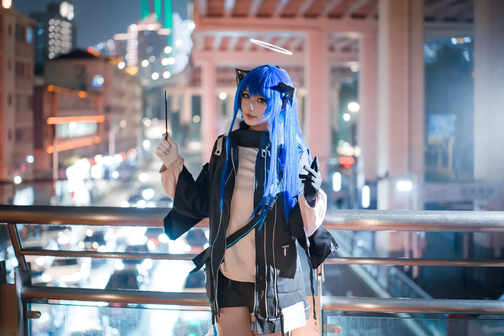 【莫斯提马cos】夜色下的信使，明日方舟 - 第 5 张