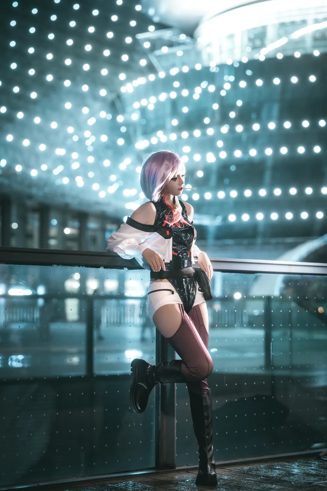 【露西cos】赛博朋克边缘行者的月下夜行 - 第 2 张