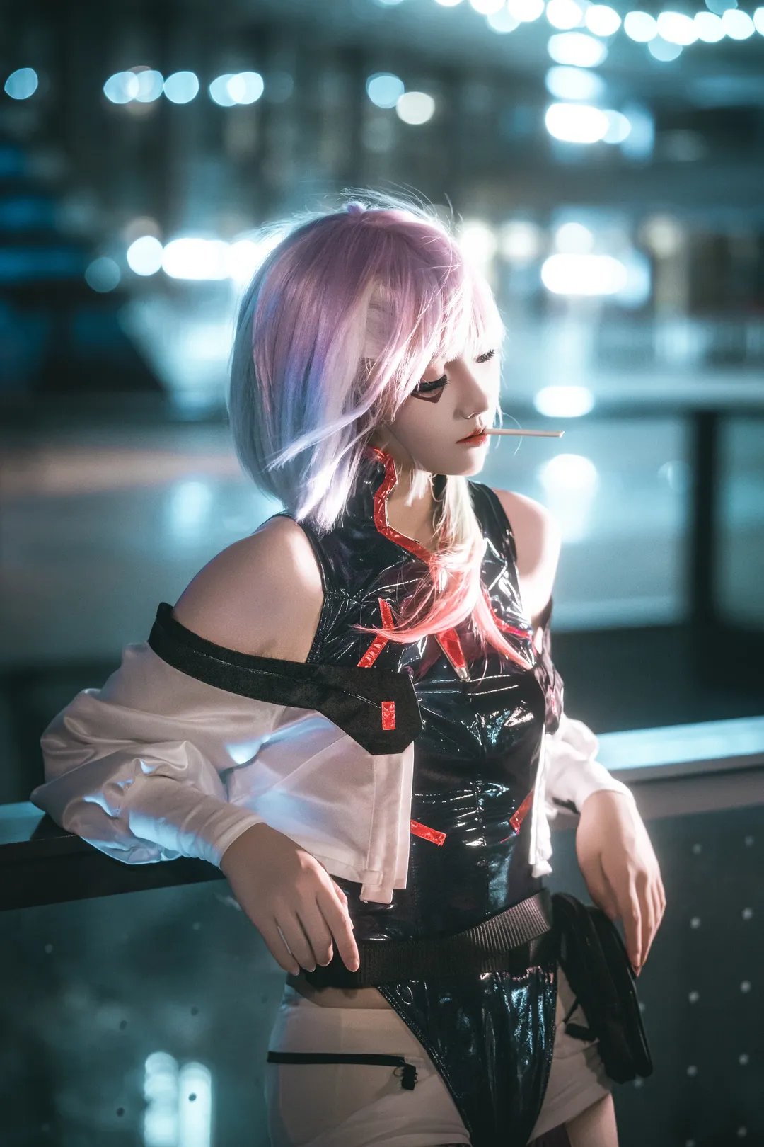 【露西cos】赛博朋克边缘行者的月下夜行 - 第 3 张