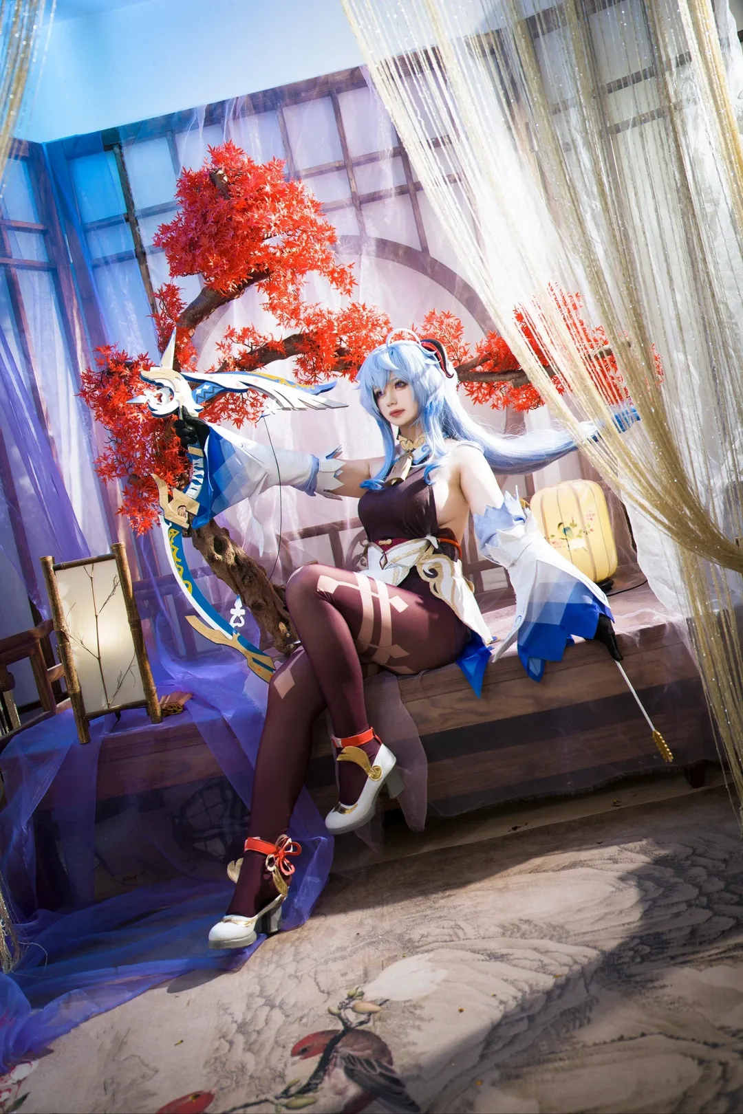 【甘雨cos】璃月月下的优雅与林间倩影 - 第 1 张