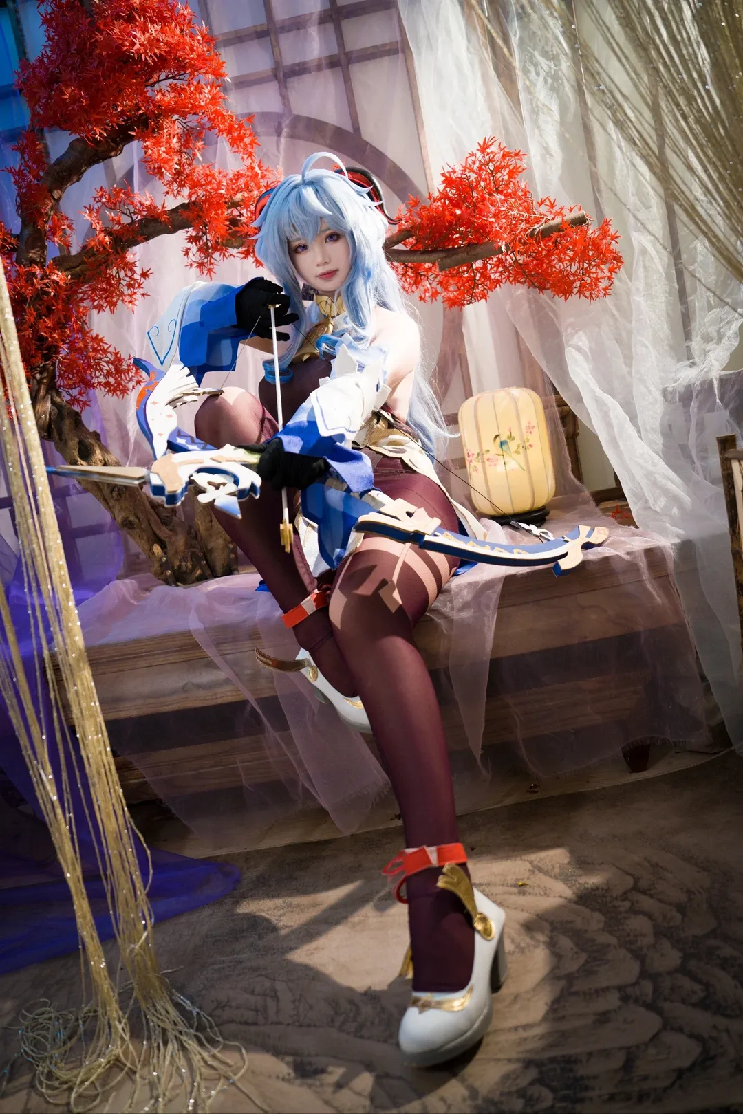 【甘雨cos】璃月月下的优雅与林间倩影 - 第 6 张