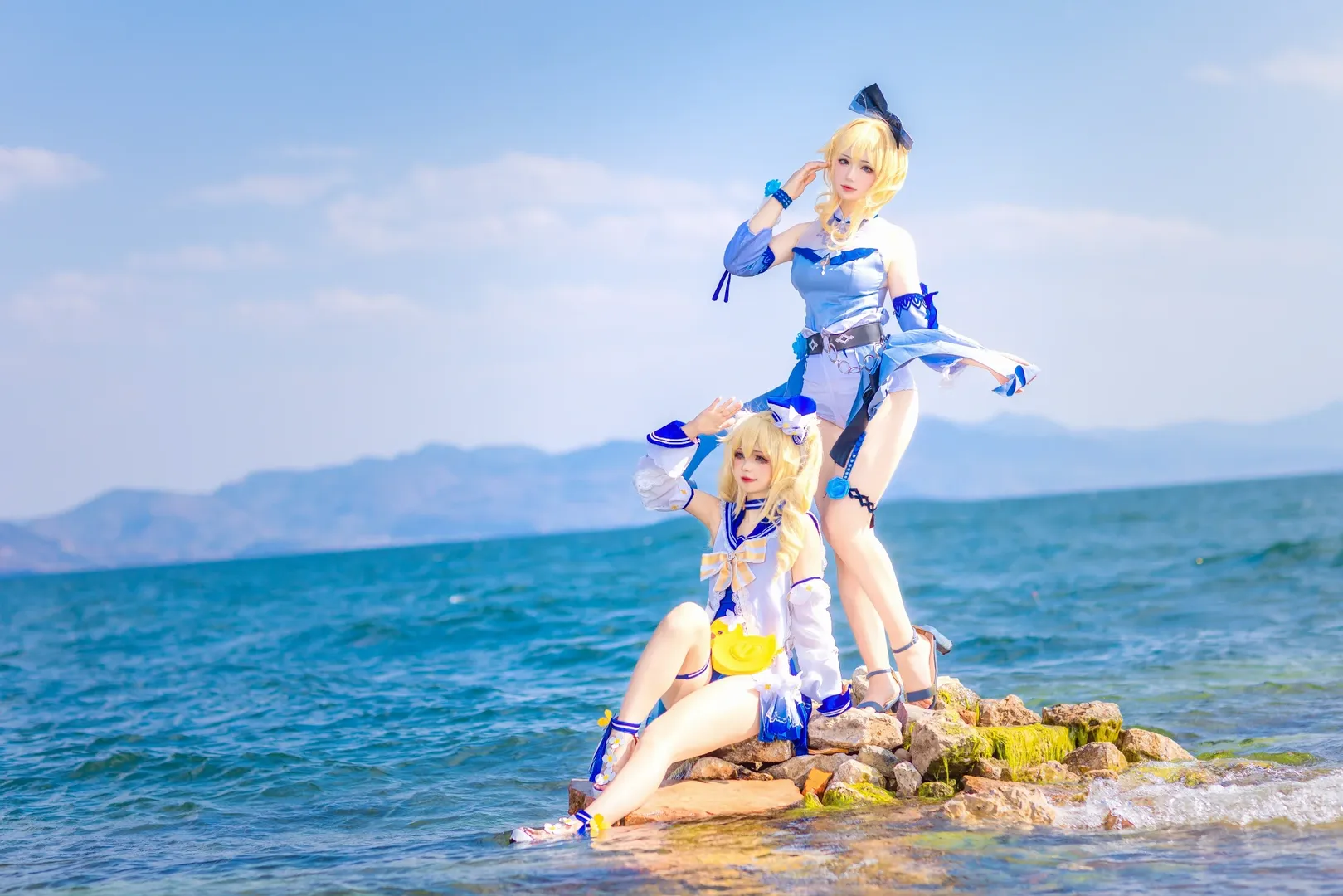 【Jean Cosplay】Genshin Impact Knights of Favonius Summer Beach Holiday - Image 4