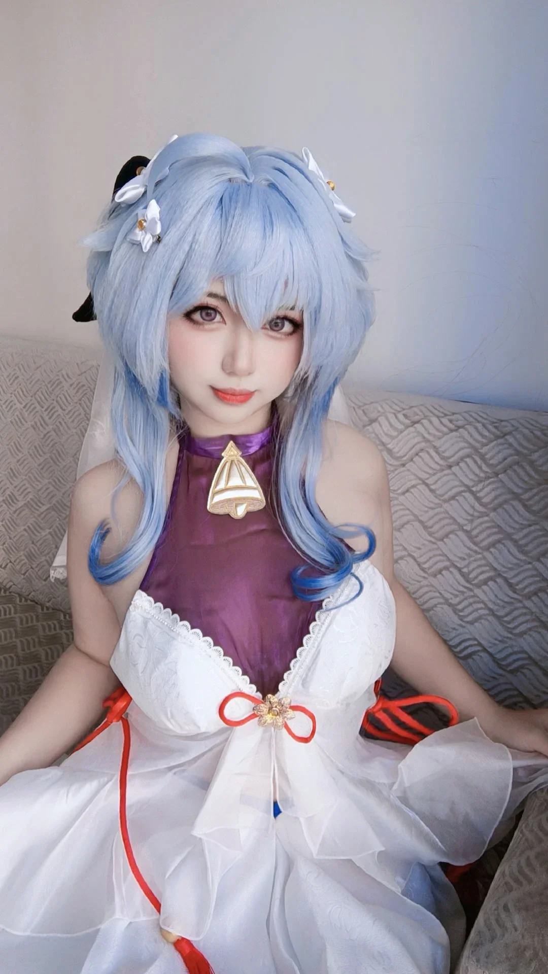 【甘雨cos】琉璃百合般清透，这只蝶曾误入我的镜头 - 第 4 张
