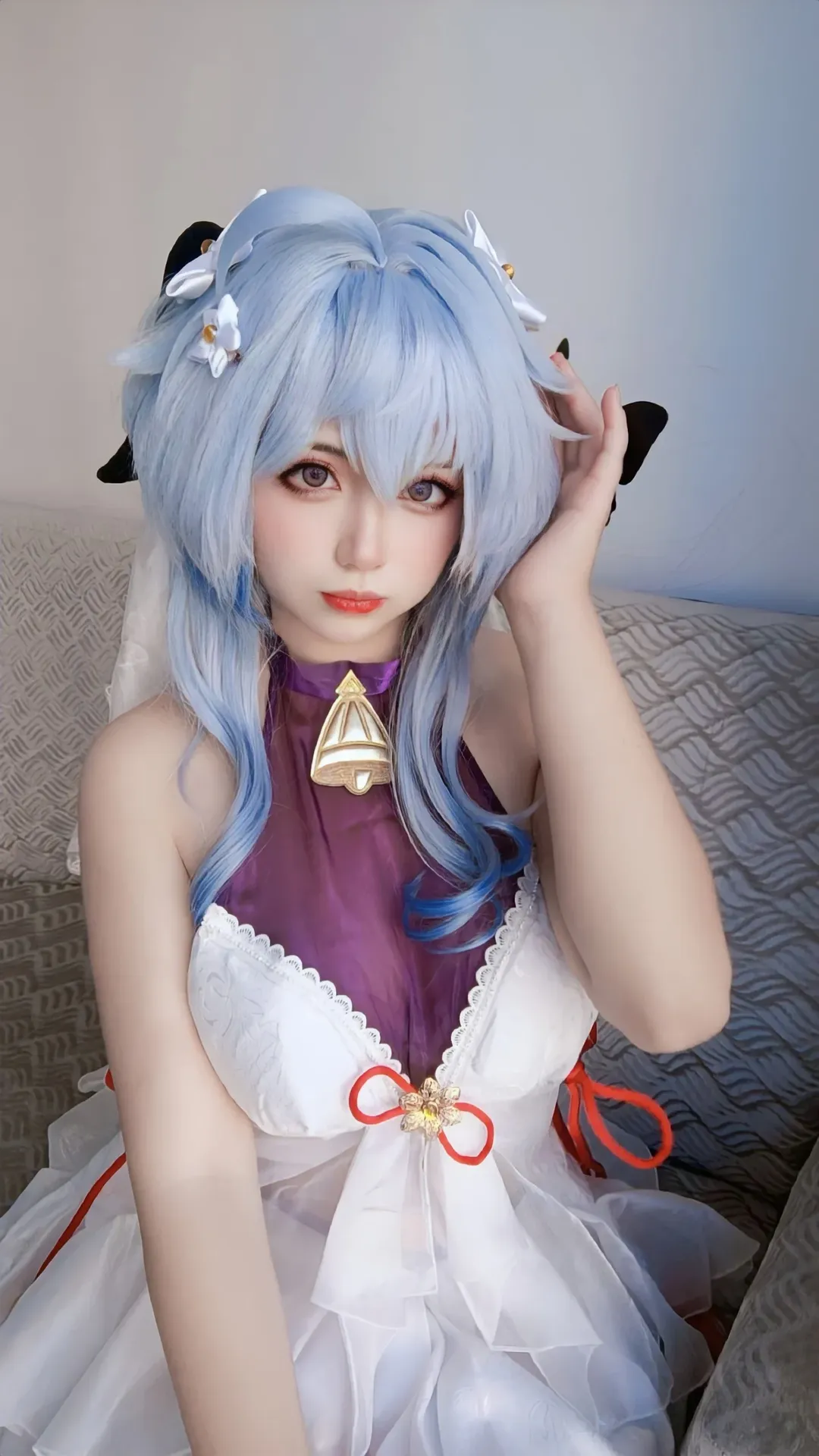 【甘雨cos】琉璃百合般清透，这只蝶曾误入我的镜头 - 第 5 张