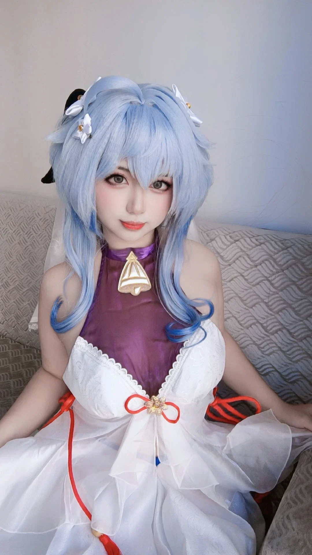 【甘雨cos】琉璃百合般清透，这只蝶曾误入我的镜头 - 第 7 张