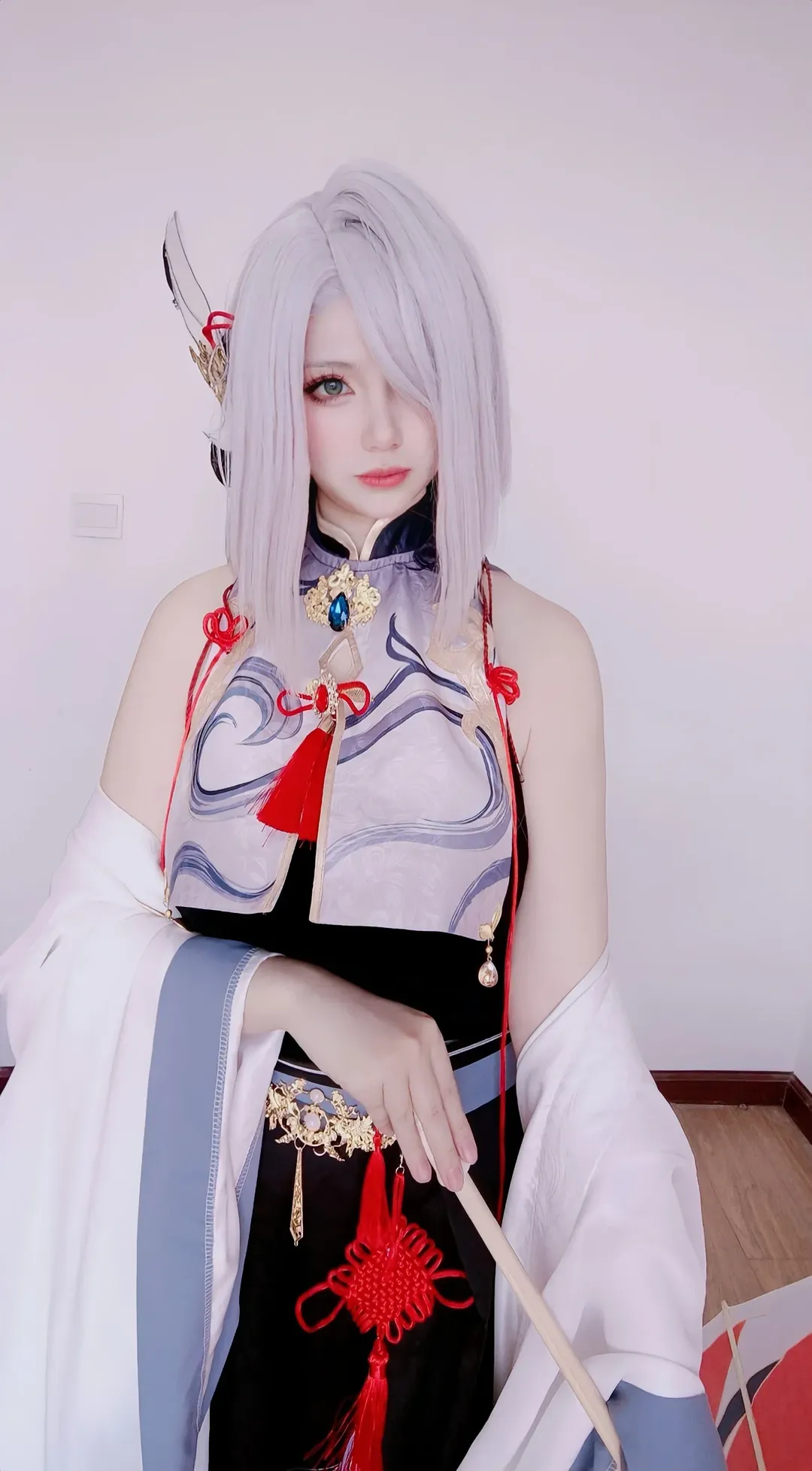 【申鹤cos】银发红绳，重现仙家气韵 - 第 3 张