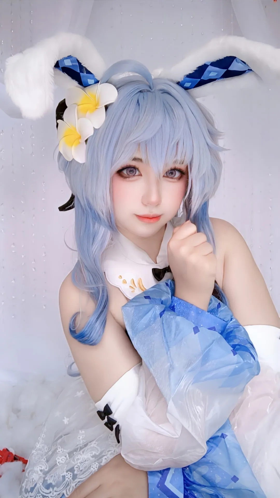 【甘雨cos】兔耳相伴的旅行，璃月仙麟的可爱攻势 - 第 1 张