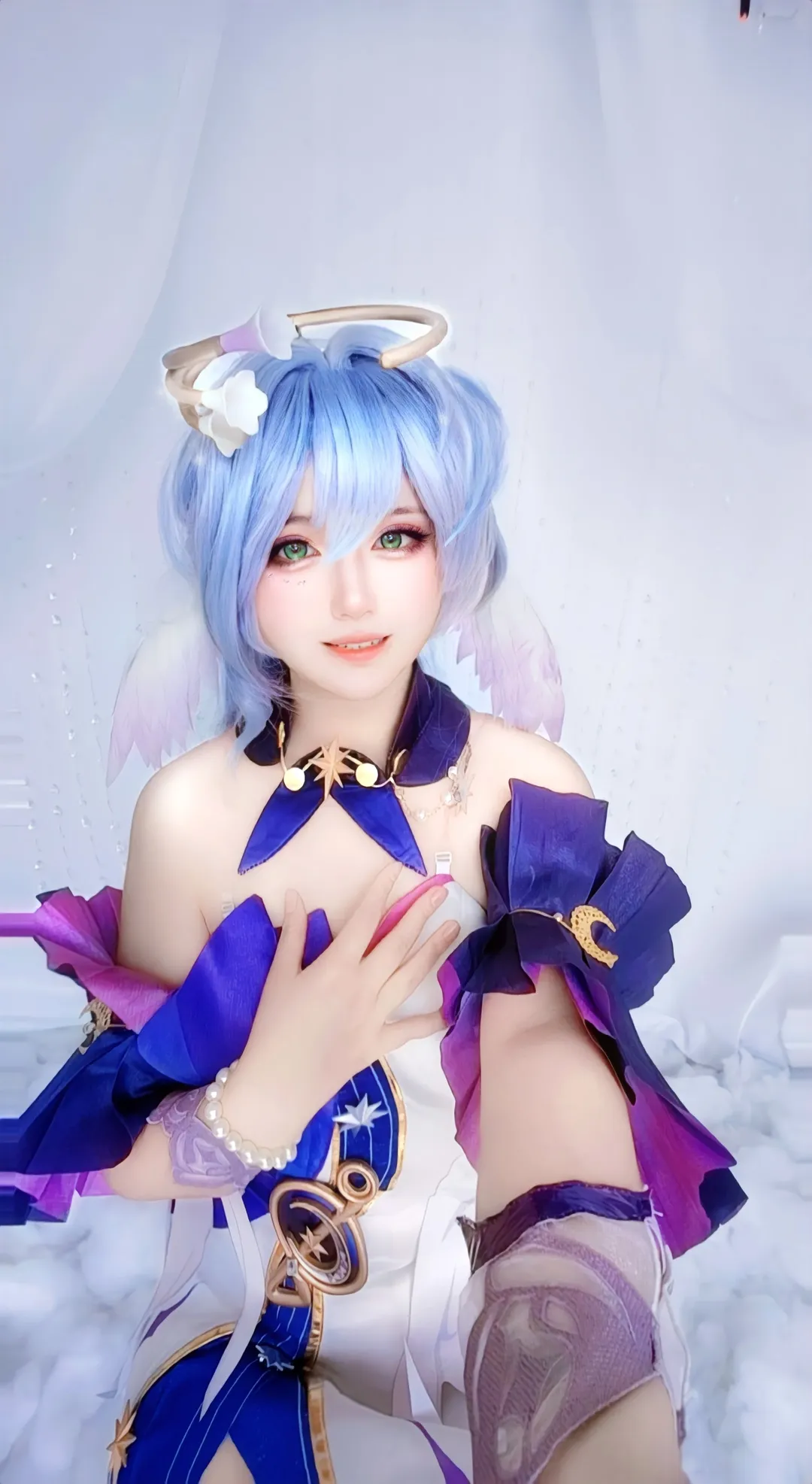 【知更鸟cos】崩坏星穹铁道里的一抹蓝，520的静谧时刻
