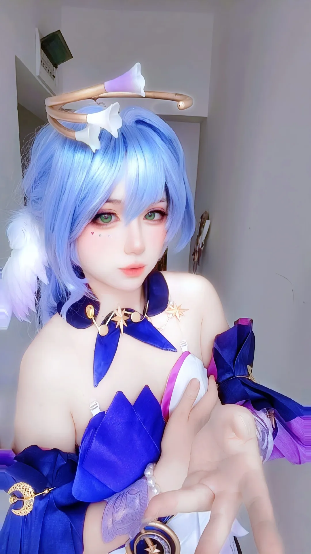 【ロビン コスプレ】『崩壊：スターレイル』の一筋の蒼、520の静謐なひととき - 2 枚目