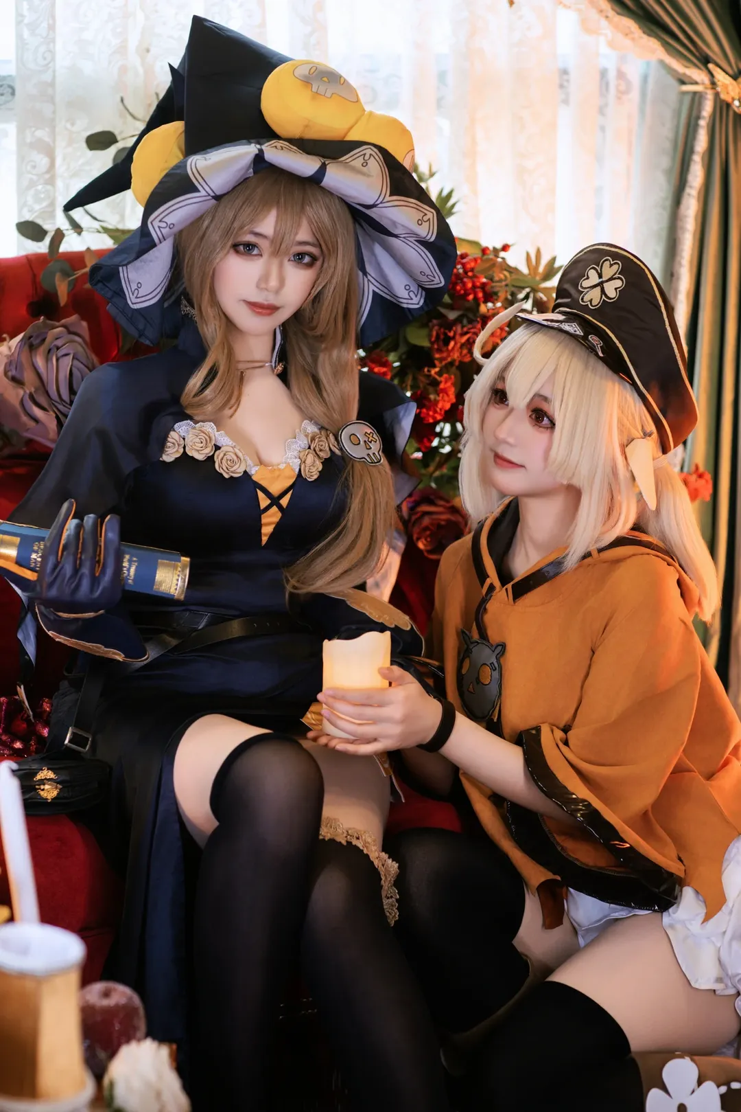 【丽莎可莉cos】不给糖就捣蛋，原神魔法阁楼的万圣夜