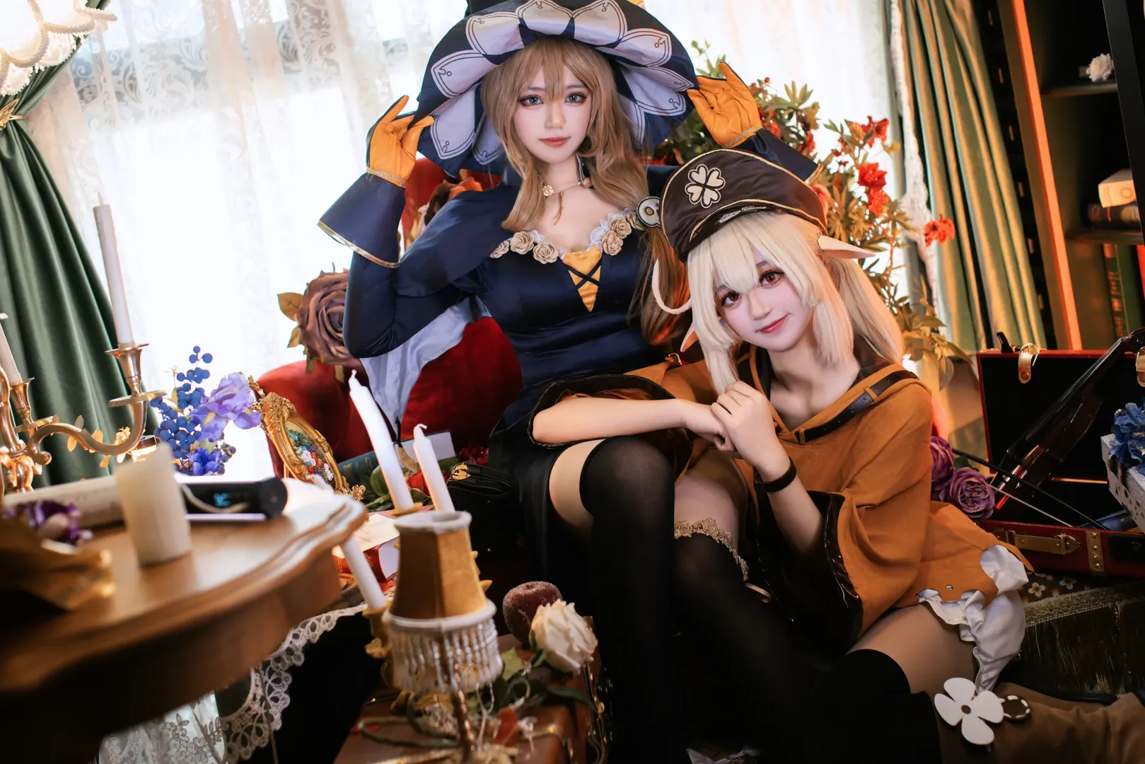 【丽莎可莉cos】不给糖就捣蛋，原神魔法阁楼的万圣夜 - 第 3 张