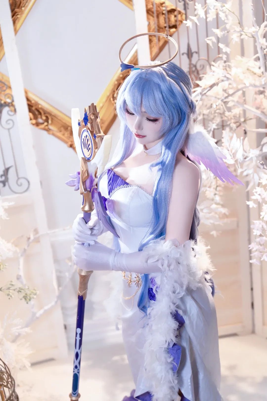 【知更鸟cos】崩坏星穹铁道里的鸟儿，静谧与轻盈并存 - 第 1 张