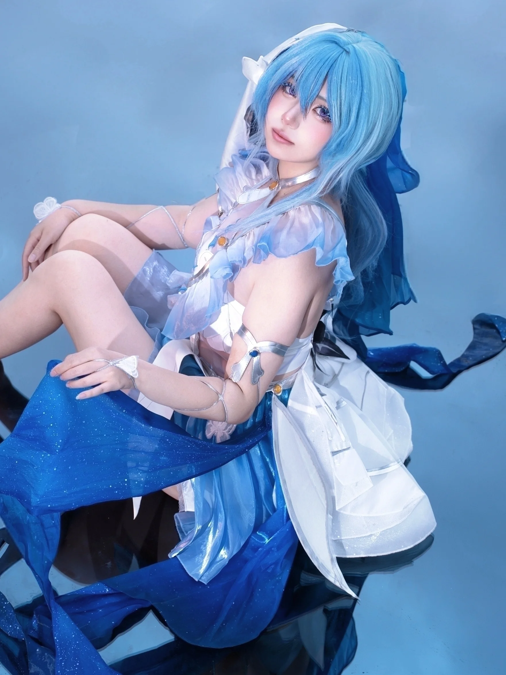 【守岸人cos】鳴潮的藍色靜謐夢境 - 第 1 張