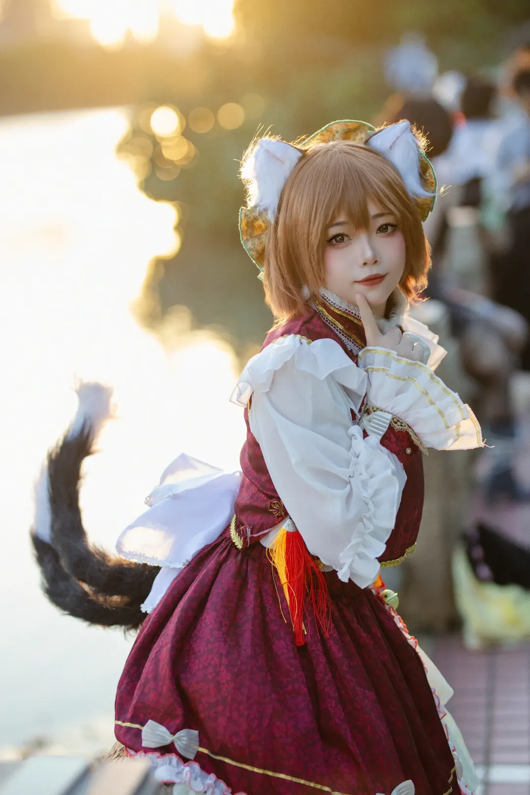 【八云橙cos】东方project漫展上晒太阳的猫猫